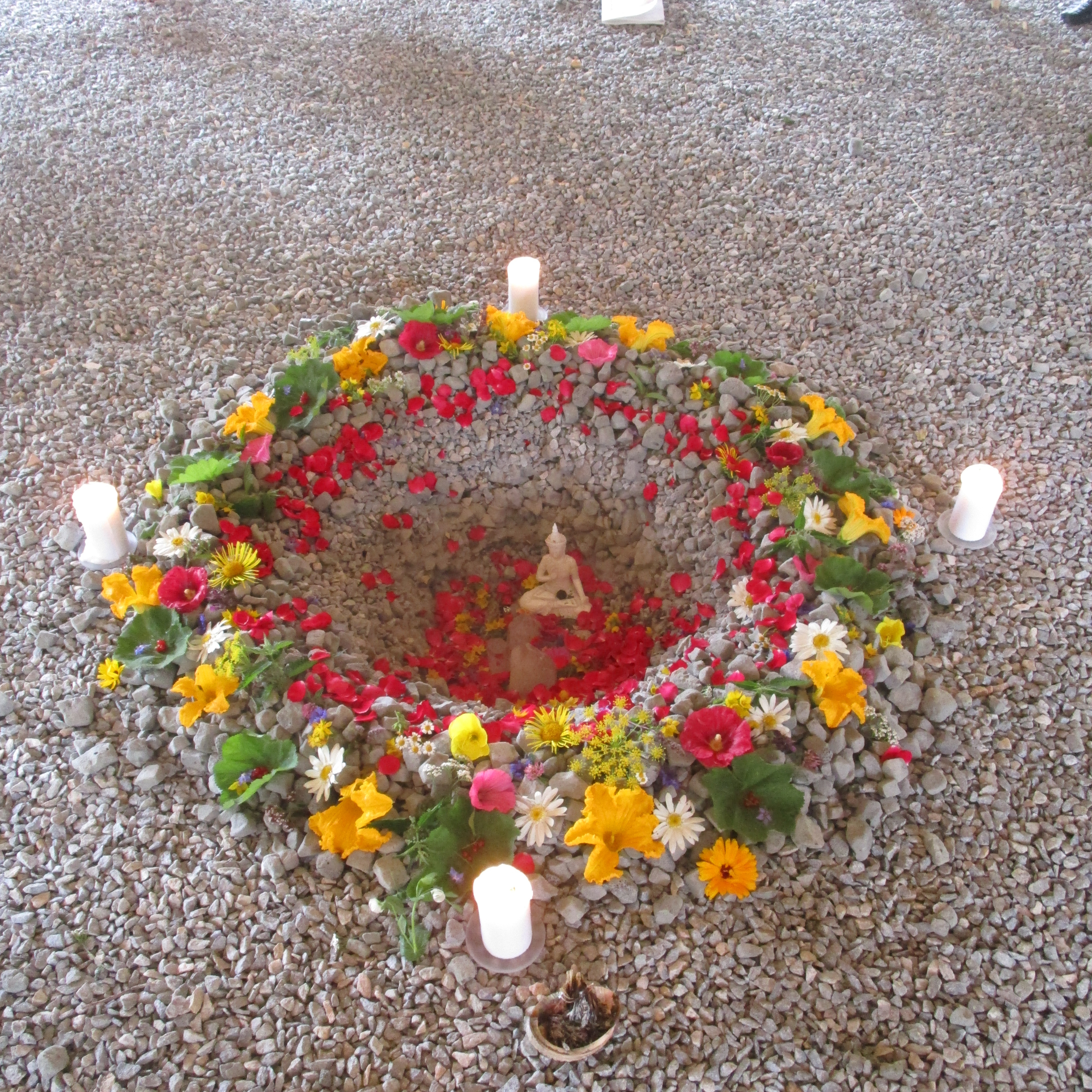  Temple ceremony in July
